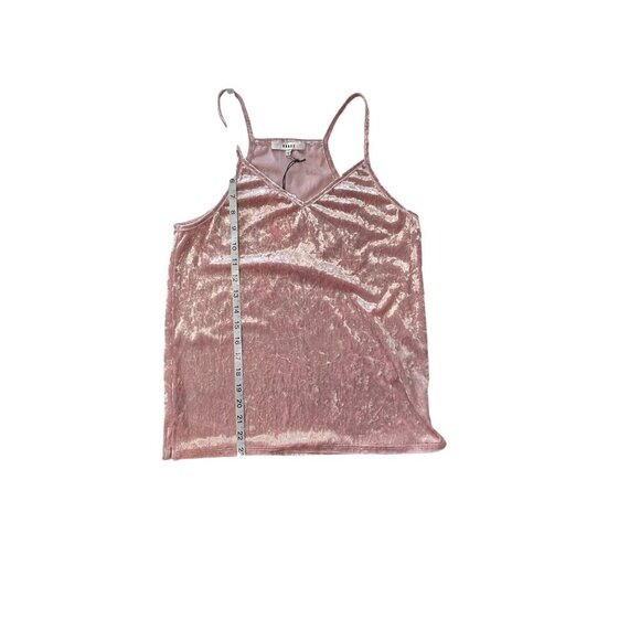 Ro&De Velvet Tank Top Burnout Pink S feminine fairy coquette - Picture 7 of 8